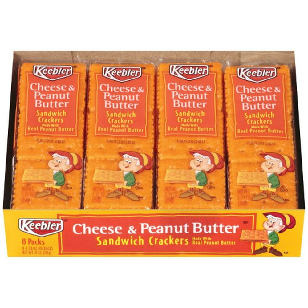Keebler, Cheese & Peanut Butter Sandwich Crackers