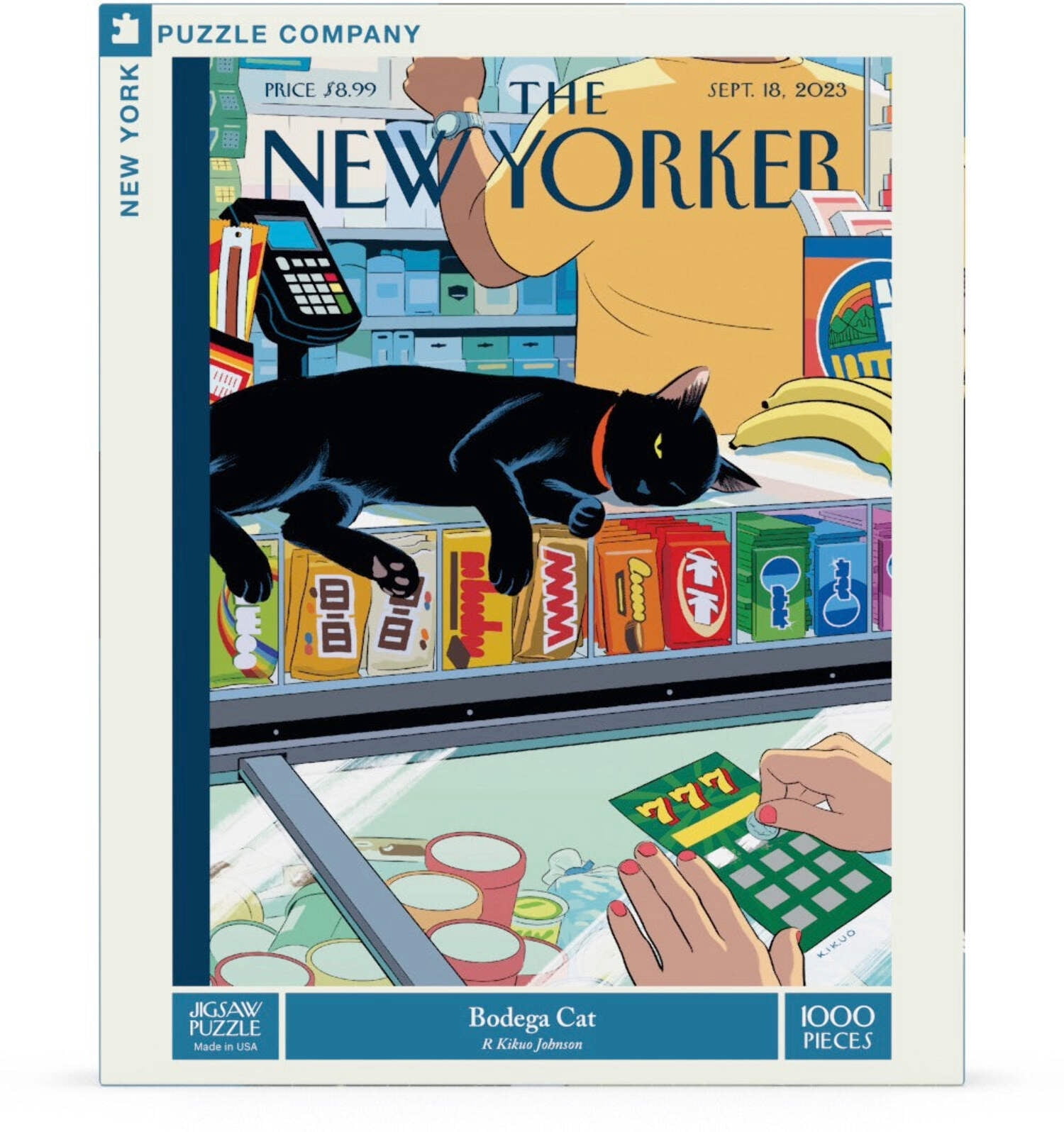 New York Puzzle Company Bodega Cat 1000 Piece Jigsaw Puzzle