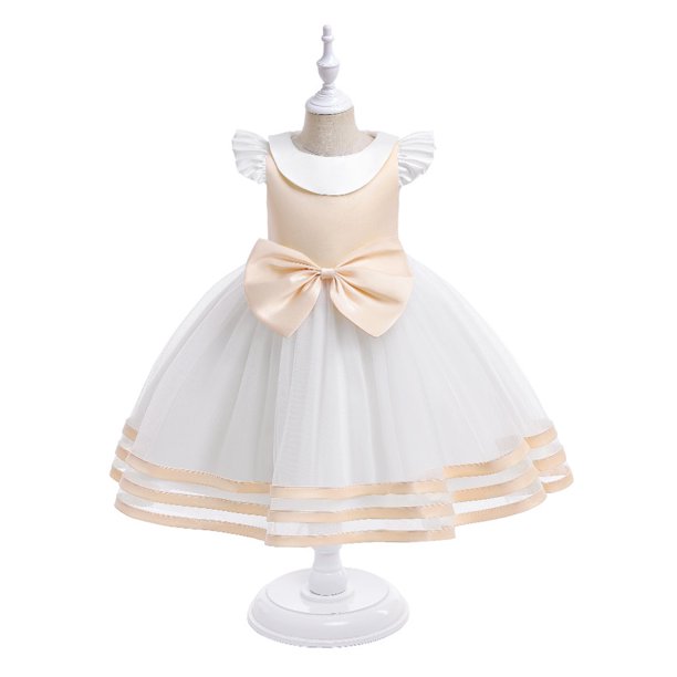Niños Disfraz De Halloween Cosplay Piano Rendimiento Vestido Niñas Princesa Vestidos Malla Arco Tuffy