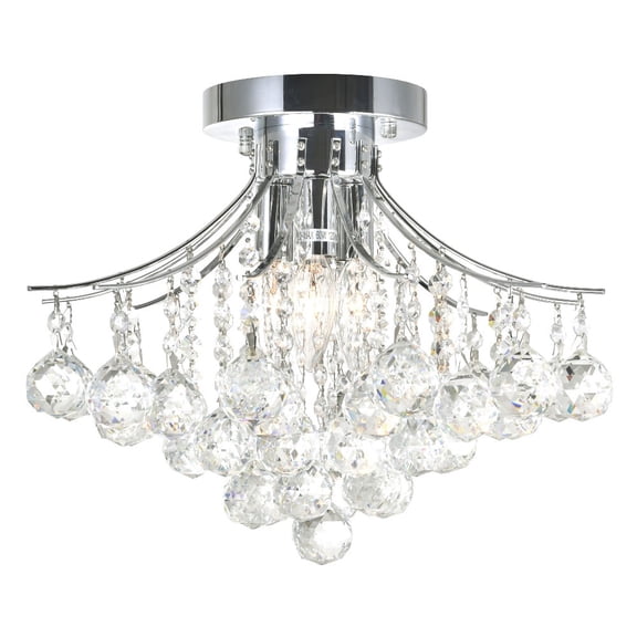 3 Light Wall Sconce with Chrome finish