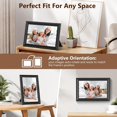 thumbnail image 4 of Smart Digital Picture Frame WiFi Send Photos from anywhere16GB Storage Smooth System 10.1inch 1280x800 IPS Touch Screen Digital Photo Frame Auto-Rotate Wall Mountable Photo Picture Frame Digital, 4 of 14