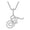 F, variant on YYKihy Letter Pendant Diamond Necklace Men's Chain Women's Chain Pendant Capital Letter Pendant Hip Hop Jewelry