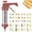 Red, variant on Stainless Steel Cookie Press Gun Kit with 13 Discs and 8 Icing Tips for Holiday Cookie Baking and Decorating