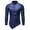 Dark Blue, variant on Stamzod Mens Shirts Fashion Vintage Printed Stand Collar Long Sleeve Button Up Shirt Casul Loose Fit Shirts for Party Business Wedding Dark Blue XXL