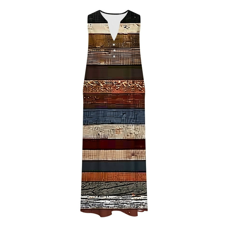 TOPUUTP Clearance Dresses for Women 2025 Casual Spring Sleeveless V Neck  Midi Sundress with Pockets Casual Spring Plus Size Loose Flowy A Line Boho  Floral Print Beach Vacation Dresses L - Walmart.com
