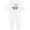 AA-White, variant on Nonna and Papa Grandchild Lamb Baby Romper Coveralls