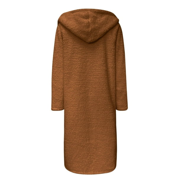 JDEFEG Things For Mom Women Coats Hooded Winter Coat Oversized