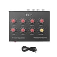 thumbnail image 1 of EQ-7 Car Audio Headset Amplifier 7-Band EQ Equalizer 2 Channel Digital Sound Equalizer, 1 of 5