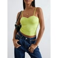 thumbnail image 5 of Biezeib Women Camisole, Sleeveless Tops Backless Solid Slim Fit Summer Vest for Party Club, 5 of 6
