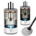 thumbnail image 1 of Electric Makeup Brush Cleaner USB Automatic Cosmetic Brush Cleaning Machine Multifunction Beauty Brush Dryer Holder Container Washing Tools, 1 of 8