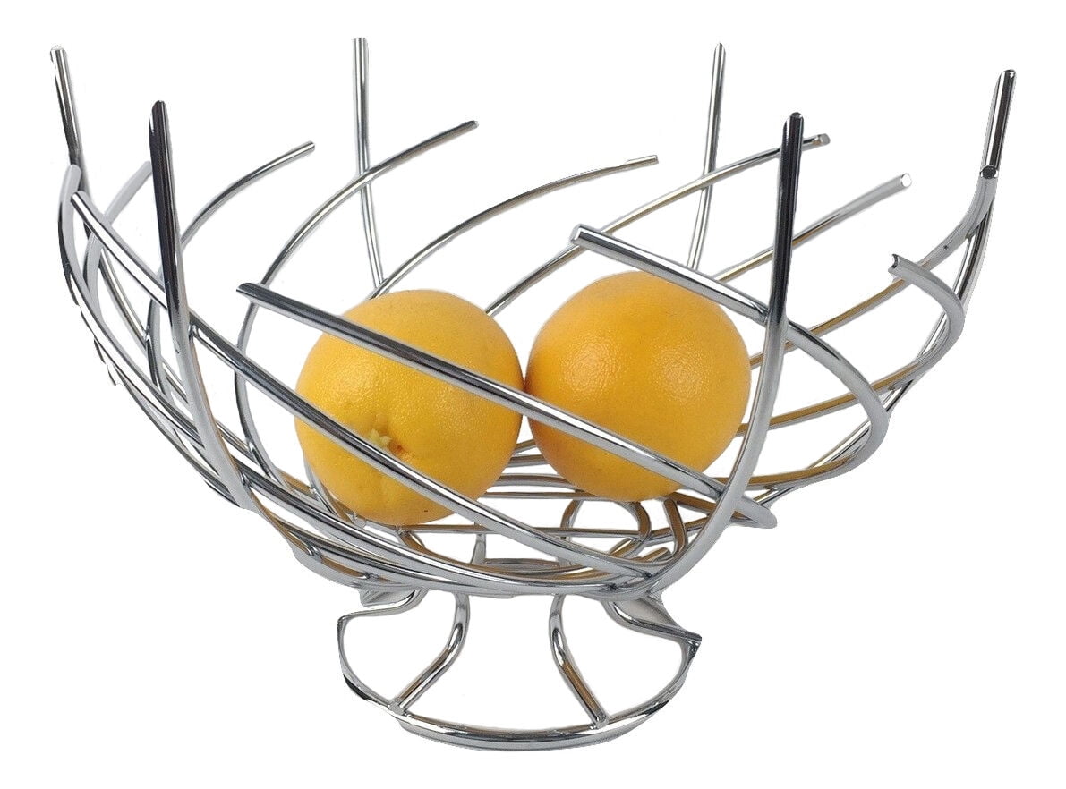 AB Houseware Chrome Fruit Bowl