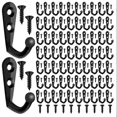 thumbnail image 1 of 100PCS Single Hook and 210PCS Screws for Hanging Key Hook, 1 of 5