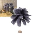 thumbnail image 1 of Cordless Table Lamps, Light Touch Control Desk Light, Rechargeable Lantern LED Bedside Lamp, Ostrich Feather Night Light, Bedroom Lamp, 1 of 8