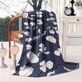 thumbnail image 2 of Pioneer Flower Floral Print Pattern Blanket,Comfortable Soft Flannel Throw Blanket,All Season,Warm Lightweight Blankets for Sofa Bed Couch Living Room Chair,60"x80", 2 of 4