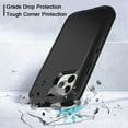 thumbnail image 4 of I-HONVA Compatible with iPhone 11 Pro Max Case,3-Layer Military Grade Drop Protection Anti-Slip Bumper Rugged Shockproof Dustproof Protection 6.5 inch Phone Case,Black, 4 of 6