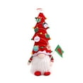 thumbnail image 2 of Christmas Doll Faceless Atmospheres Festival Themed Party Long Hair Decoration Indoor Sofa Desktop Room Ornament Supply Red Cap Green Flag, 2 of 10