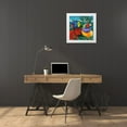 thumbnail image 3 of Vitaletti, Carolee 12x12 White Modern Wood Framed Museum Art Print Titled - Birds in Paradise II, 3 of 4