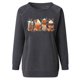 thumbnail image 4 of Sudadera Para Mujer Sudaderas Con Cuello Redondo Camiseta de Manga Larga Informal Camiseta Suelta Top Estampado Gráfico Odeerbi  ODB174190, 4 of 6