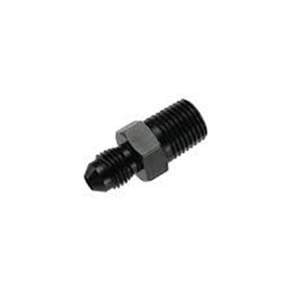 04 Straight Male Adapter to 06 NPT Male - Blue