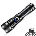 thumbnail image 3 of Greeniant Linterna XHP50 para exteriores, linterna LED ajustable con Zoom, linterna de Escalada Greeniant OD002975-01B, 3 of 6