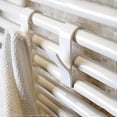 thumbnail image 5 of 6 Pieces Universal Towel Radiator Hook - Plastic, White, 5 of 5