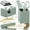 Sage, variant on Aesthetic Desk Accessories Set - A Complete Desktop Organizer For Women Enhances Any Office Decor An Supplies Kit W Finish Incl. Pen Holder  Stapler Tape Dispenser & More