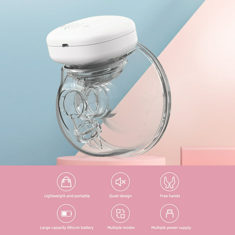 Single Wearable Breast Pump Hands-Free Breastfeeding Electric Rechargeable  Pump