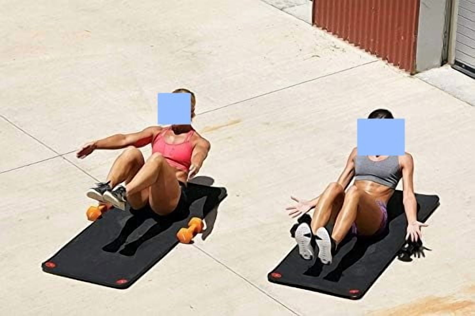 Hanging Exercise Mat, Fitness & Yoga Mat for Group Fitness Classes, Commercial Grade Quality with Reinforced Holes 71" L x 23" W x 3/8" (Black)