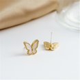 thumbnail image 5 of Pendientes de personalidad Pendientes de mariposa hermosos para mujer Pendiente de moda exquisito, 5 of 5
