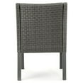 thumbnail image 2 of Noble House Franco Outdoor 5-Pc Grey Wicker Round Dining Set w/Silver Cushions, 2 of 35