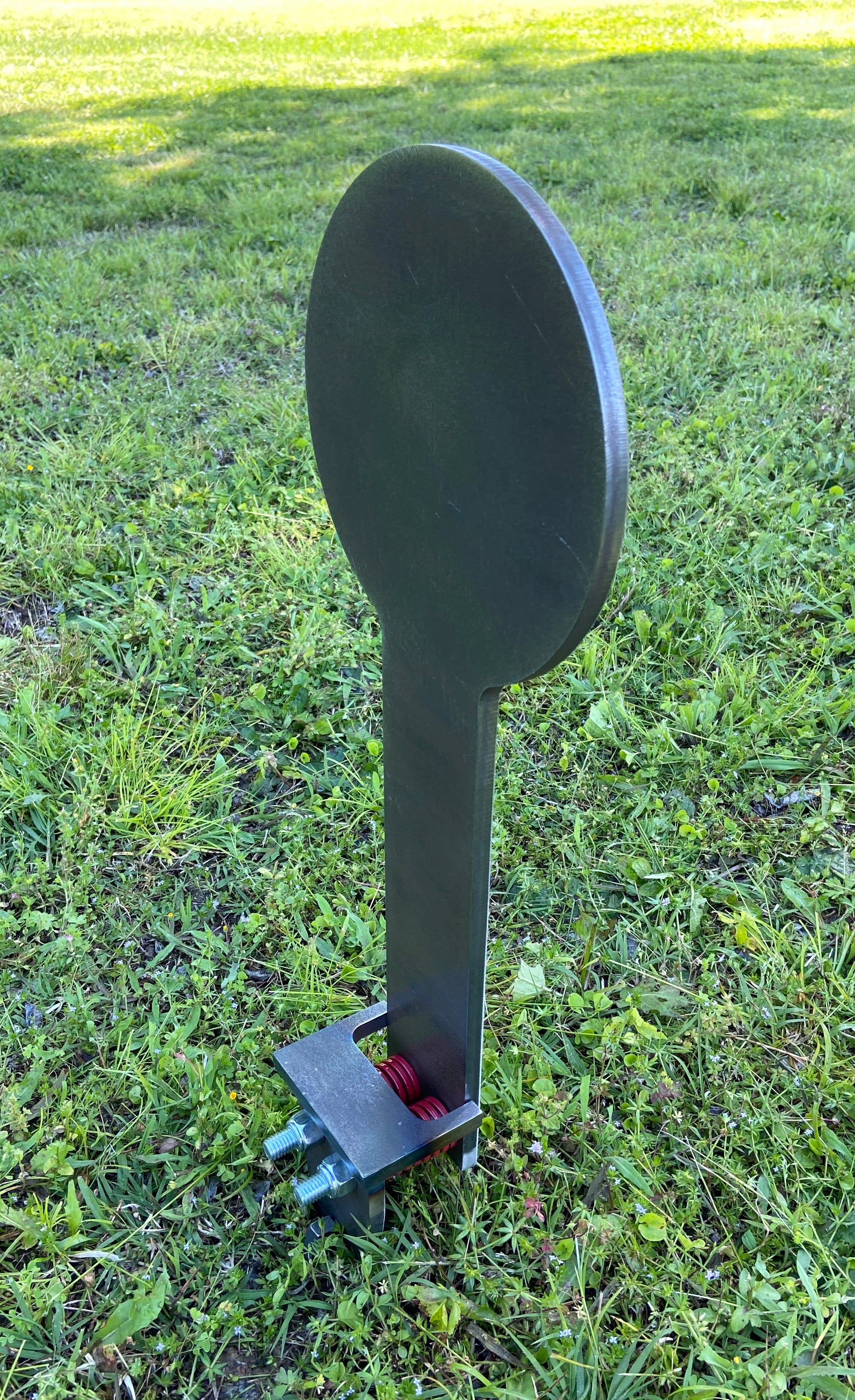 Magnum Target 8"x20" 3/8" AR500 Auto Reset Spring Popper - Reactive Metal Steel Shooting Target - SPR-PPR8x20AR500