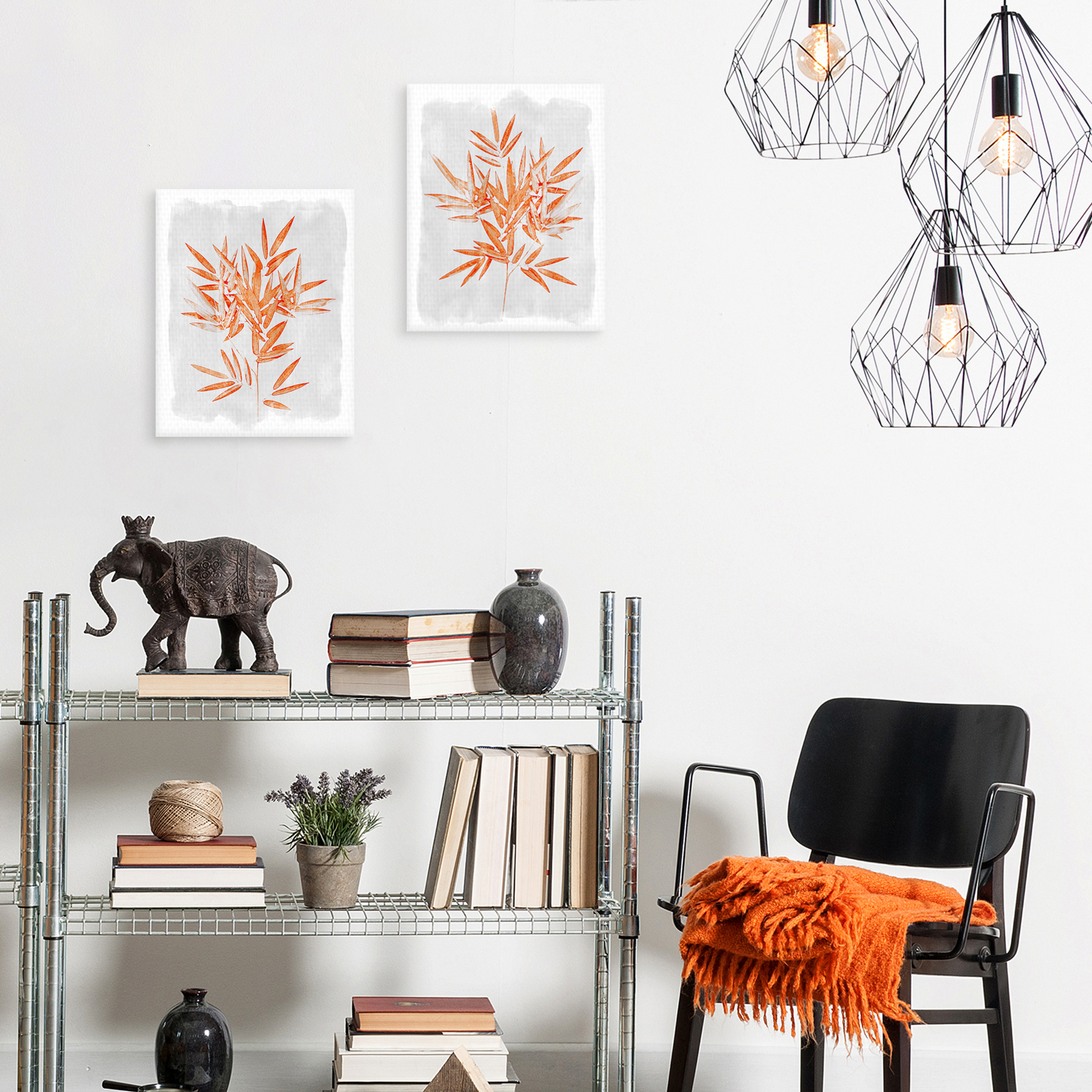 Bamboo Elegance & Harmony by Belle Poesia Set of Canvas Art Prints