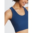 thumbnail image 4 of BALEAF Women's Ribbed Cropped Tank Tops Sleeveless Cropped Tops Double Layered Blue XXL, 4 of 5