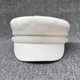 thumbnail image 3 of YooGuoGuo Men Cotton Newsboy Cap Solid Captain Sailor Hat Flat Classic Retro, 3 of 5