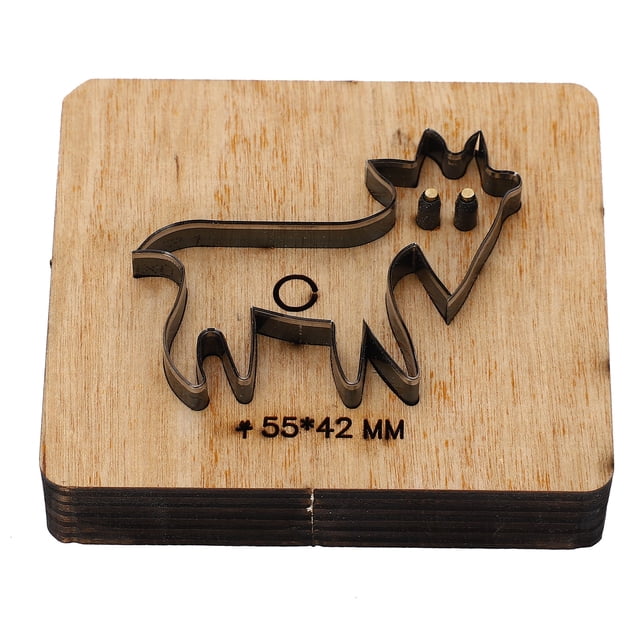 Molde cortador de animales, troquel de corte con forma de oveja Molde de corte con forma de oveja Troquel de corte de cuero Artesanía excepcional