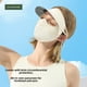 thumbnail image 1 of Mascarilla protectora solar para mujer, con cinta negra y protección UV, para el verano, transpirable, de seda helada, para todo el rostro, 1 of 4