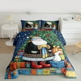 thumbnail image 3 of Homewish Teens Kawaii Gnome Bedding Comforter Set, Dreamy Xmas Tree Twin Comforter Sets, Vintage Western Christmas Reversible Bedding Set, Luxury Bedroom Decor, 2 Pieces, 3 of 9