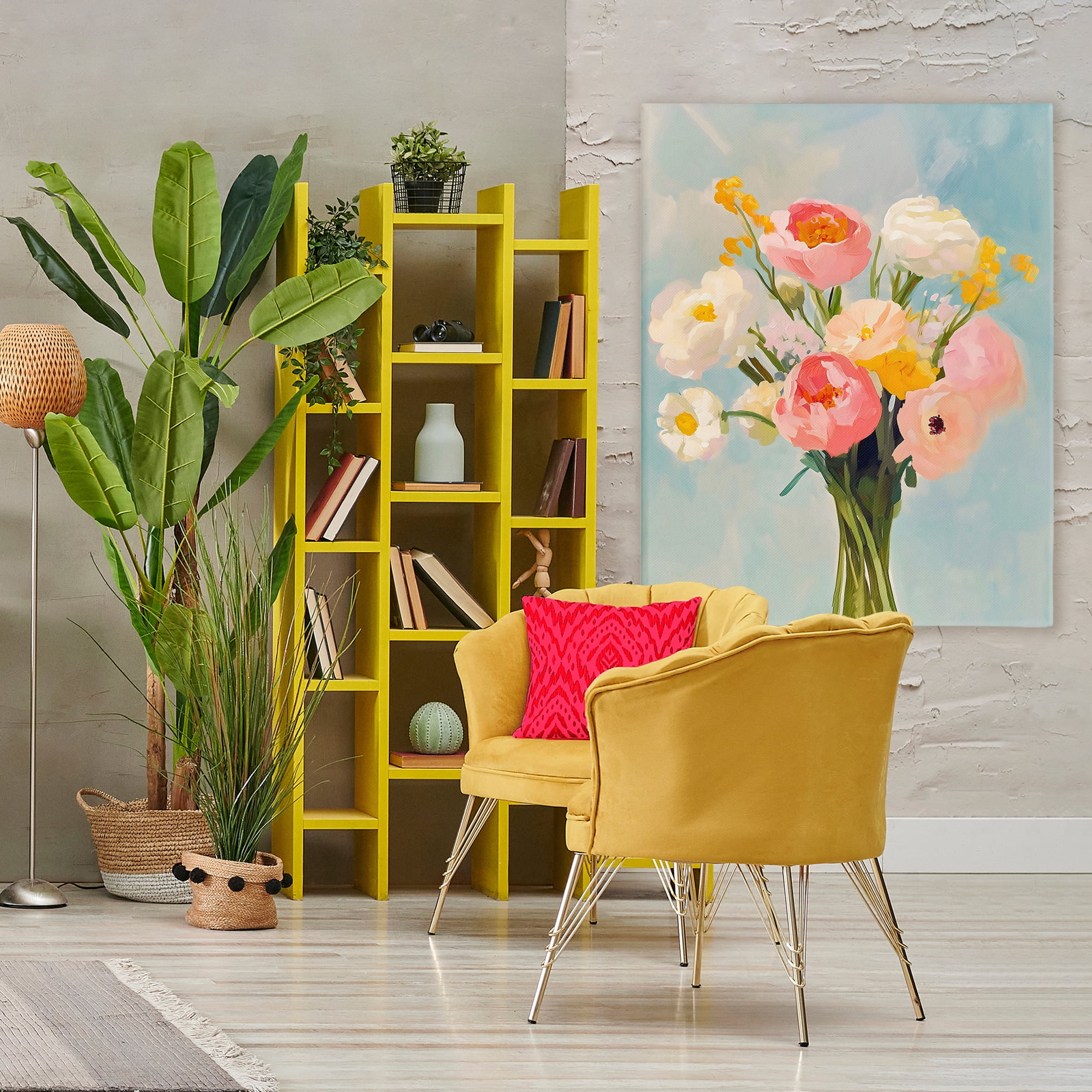 Stupell Industries Eclectic Floral Bouquet Canvas Wall Art, design by The Prints Vibe