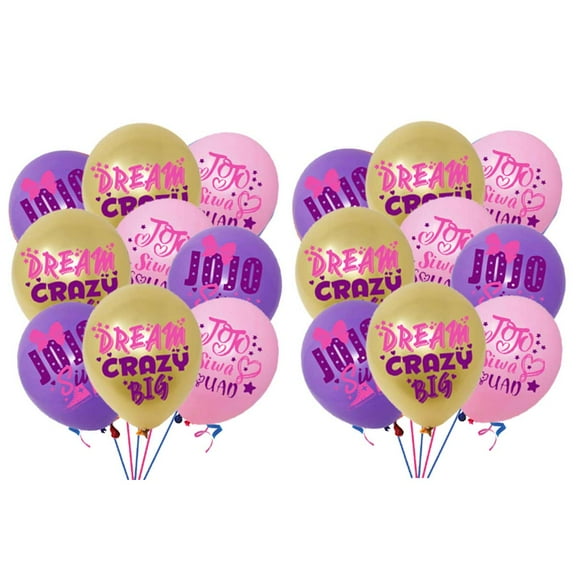 JOJO Siwa Balloons Party Supplies Birthday Favors Decorations Decor Kit Latex
