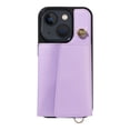thumbnail image 2 of ELEHOLD Wallet Case for iPhone 13, PU Leather Flip Case with Crossbody & Wrist Strap,Full Protection Case with Card Slots & Kickstand,Purple, 2 of 11