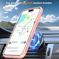 thumbnail image 5 of ELEHOLD Magnetic Case for iPhone 17, Shockproof Rugged PC+TPU Phone Case with Kickstand,Pink, 5 of 8