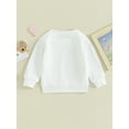 thumbnail image 4 of Cenuakty Toddler Boys Girls Birthday Sweatshirts Letter Print Long Sleeve Round Neck Tops Baby Clothes, 4 of 9