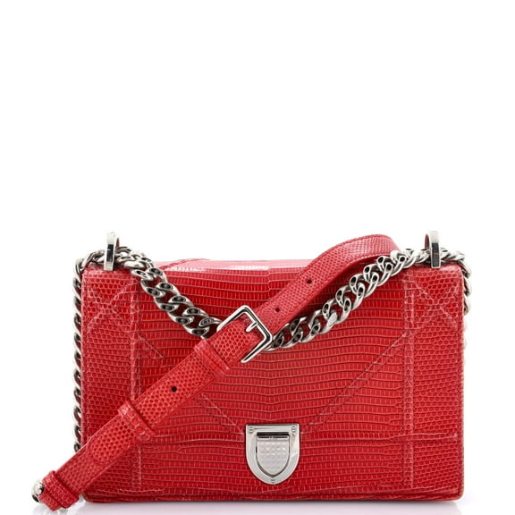 Pre-Owned Diorama Flap Bag Lizard Small By Rebag