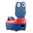 thumbnail image 2 of Asiento de Inodoro para Bebé, Taburete para Orinal, Fácil Limpieza con Cepillo Azul perfke asiento de entrenamiento, 2 of 9