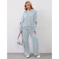 thumbnail image 2 of Sudadera Outfit Livtany para mujer, con capucha, 2 piezas, mezcla de algodón, 2 of 4