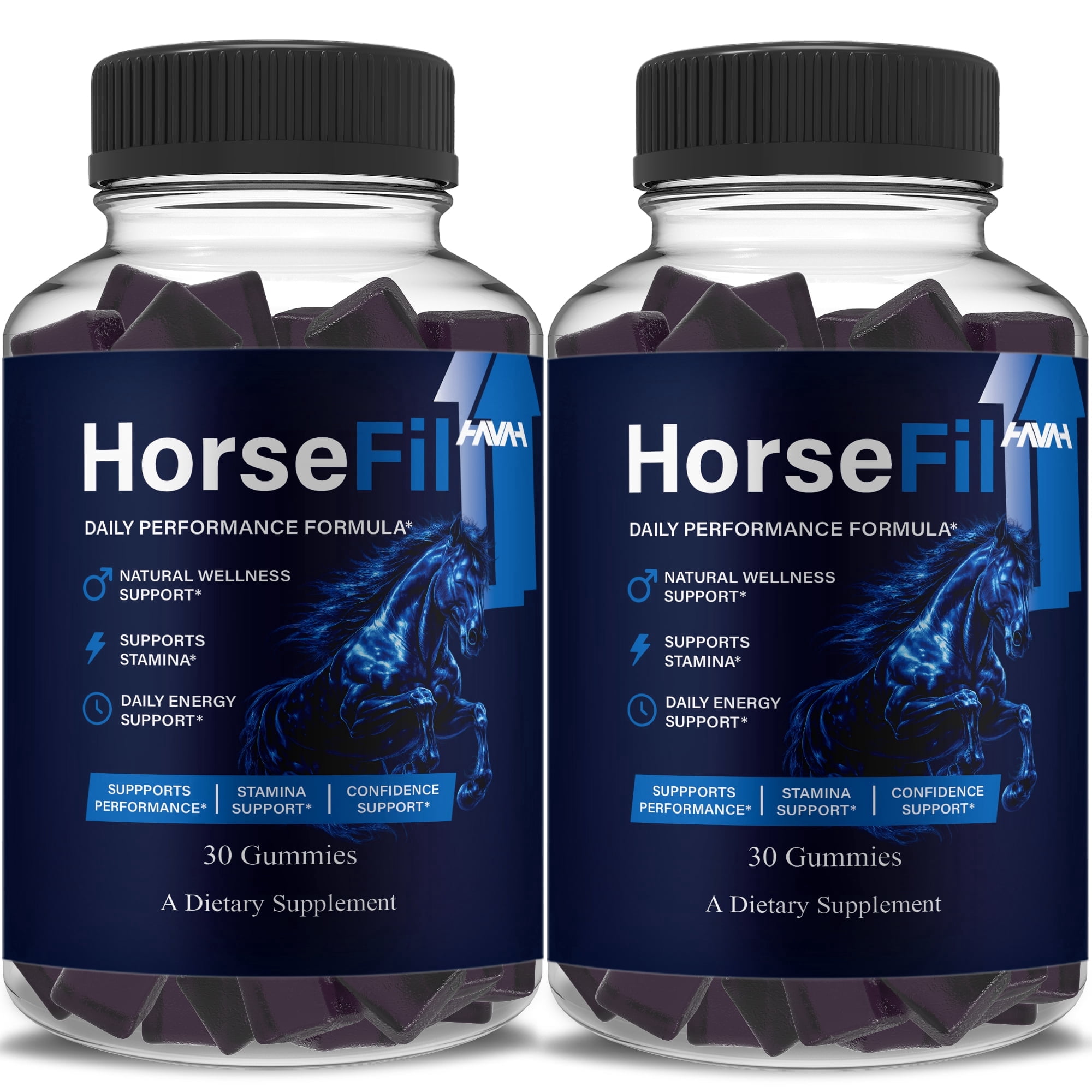 (2 Pack) Horsefil Overall Support Gummies, Horsefill Male Supplement (60 Gummies)