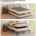 thumbnail image 4 of 8-Inch King Size Heavy Duty Box Spring, Metal Frame Mattress Foundation with Fabric Cover, Easy Assembly, 4 of 6