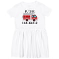 thumbnail image 3 of Inktastic Future Firefighter Red Fire Truck Engine Girls Toddler Dress, 3 of 5