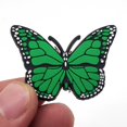 thumbnail image 5 of 8 piezas de dijes de mariposa Sincero para zapatos dijes para sandalias tipo zueco regalos de Navidad o cumpleaños, 5 of 5