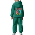 thumbnail image 6 of 67 Kids Shirt and Pants Set Long Sleeved Pullover Sweatshirt Jogger Sweatpants Six Seven Boys Girls Outfit for Kids, 6 of 7